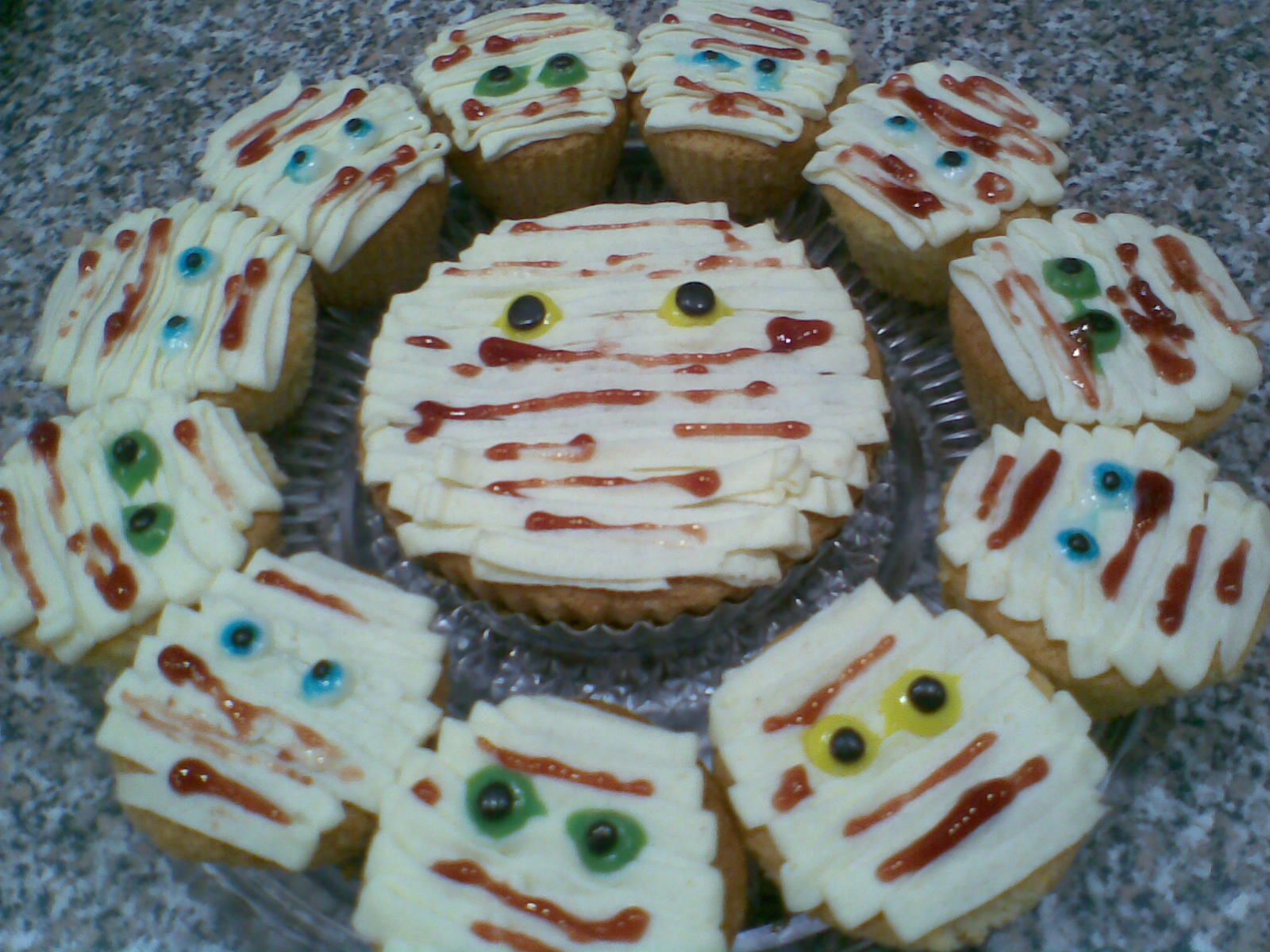 halloween: muffiny-mumie